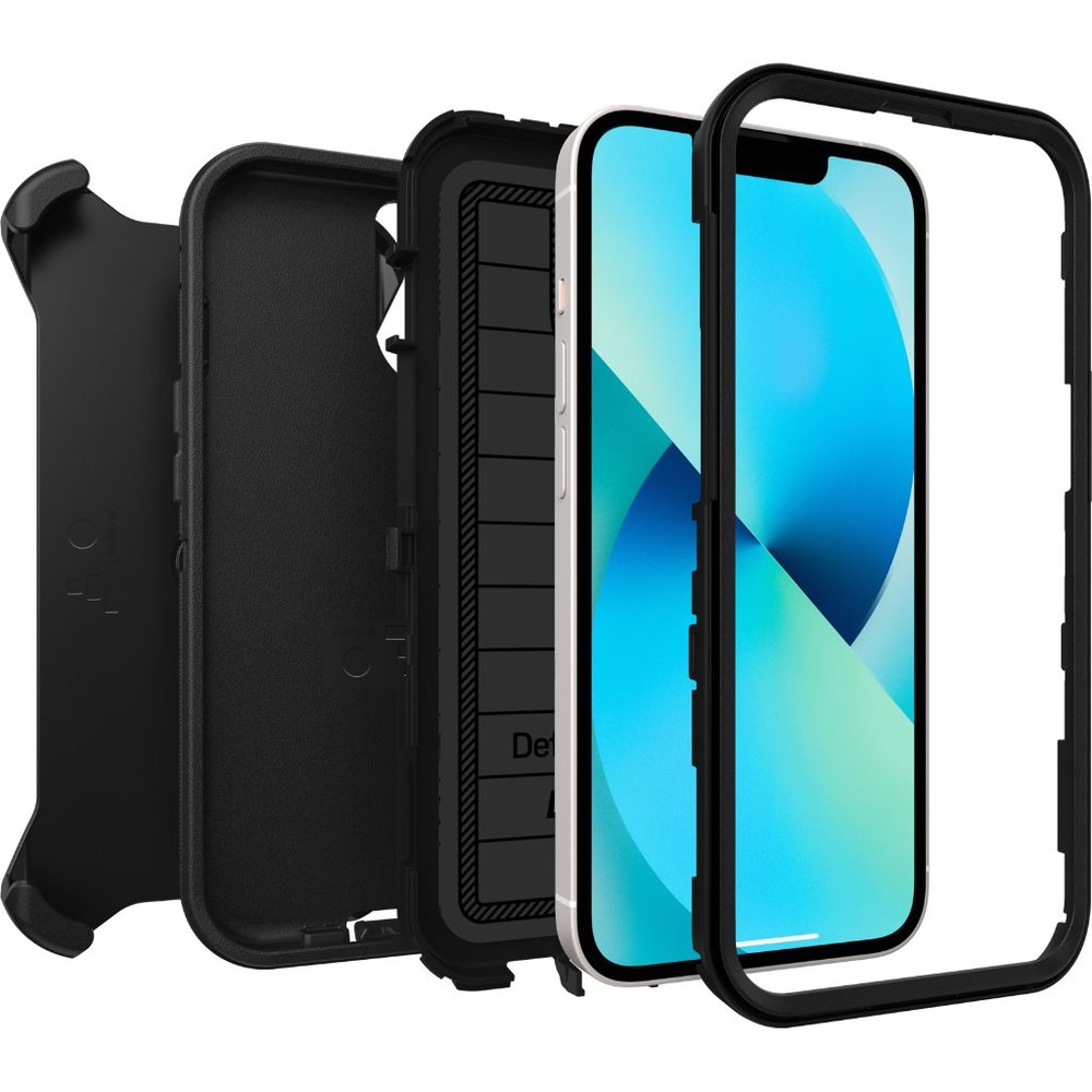 Defender Series Pro Case for Apple iPhone 13 - Black